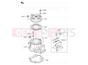 SUZUKI RM65 K4 (2004) (E28) 1 - CYLINDER HEAD/CYLINDER