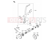 SUZUKI RM65 K4 (2004) (E28) 5 - KICKSTARTER MECHANISM