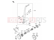 SUZUKI RM65 K5 (2005) (E24) 5 - KICKSTARTER MECHANISM