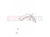 SUZUKI RM80H F (1985) 23 - FRONT FENDER