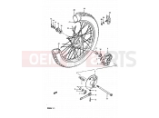 SUZUKI RM80H F (1985) 24 - FRONT WHEEL