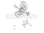 SUZUKI RM80X Z (1982) 22 - FRONT WHEEL