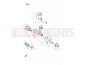SUZUKI RM80X G (1986) 4 - CRANKSHAFT (MODEL G/H)