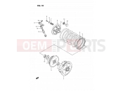 SUZUKI RM80X H (1987) 10 - CLUTCH (MODEL G/H/J)