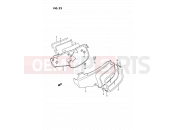 SUZUKI RM80X H (1987) 22 - FRAME COVER (MODEL G/H/J/K/L)