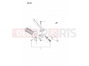 SUZUKI RM80X H (1987) 29 - LEFT HANDLE GRIP (MODEL G/H/J)
