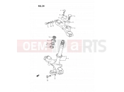 SUZUKI RM80X H (1987) 24 - STEERING STEM (MODEL G/H/J)