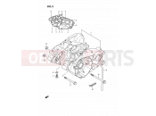 SUZUKI RM80X J (1988) 2 - CRANKCASE (MODEL G/H/J)