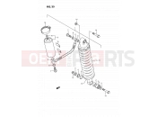 SUZUKI RM80X J (1988) 35 - REAR SHOCK ABSORBER (MODEL H/J)
