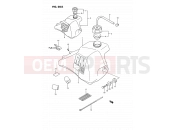 SUZUKI RM80X K (1989) 20A - FUEL TANK (MODEL J/K)