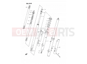 SUZUKI RM80X K (1989) 23A - FRONT FORK (MODEL K)