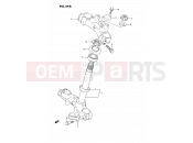 SUZUKI RM80X L (1990) 24B - STEERING STEM (MODEL L/M/N/P/R/S)
