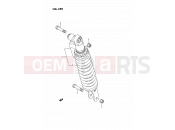 SUZUKI RM80X L (1990) 35B - SHOCK ABSORBER (MODEL L)