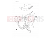 SUZUKI RM80X M (1991) 17A - FRAME - SEAT (MODEL M/N)