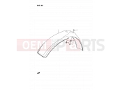 SUZUKI RM80X M (1991) 25 - FRONT FENDER