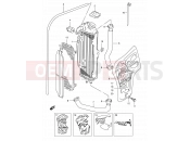 SUZUKI RM80X T (1996) 9 - RADIATOR