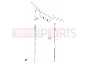 SUZUKI RM80X T (1996) 23 - HANDLEBAR - CABLE