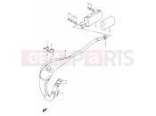 SUZUKI RM80X W (1998) 8 - MUFFLER