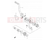 SUZUKI RM80X W (1998) 13 - KICK STARTER