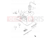 SUZUKI RM80X W (1998) 19B - FUEL TANK (MODEL W)