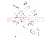 SUZUKI RM80X W (1998) 33 - REAR SWINGING ARM
