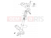 SUZUKI RM80X W (1998) 29 - STEERING STEM