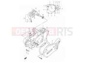 SUZUKI RM80X X (1999) 4 - CRANKCASE COVER - WATER PUMP