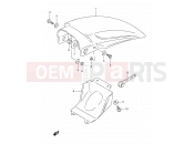 SUZUKI RM80X X (1999) 25 - REAR FENDER