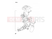 SUZUKI RM80 G (1986) (E01) 6 - AIR CLEANER (MODEL G)
