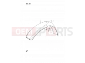 SUZUKI RM80 N (1992) (E24) 23 - FRONT FENDER