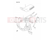 SUZUKI RM80 P (1993) (E24) 15C - FRAME - SEAT (MODEL P/R/S)