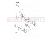 SUZUKI RM80 R (1994) (E24) 12 - KICK STARTER