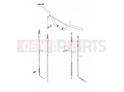 SUZUKI RM80 R (1994) (E24) 25 - HANDLEBAR - CONTROL CABLE