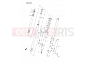 SUZUKI RM80 R (1994) (E24) 21B - FRONT FORK (MODEL L/M/N/P/R)