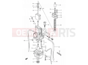 SUZUKI RM80 G (1986) (E03,E28,E33) 5 - CARBURETOR (MODEL G/H/J)
