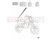 SUZUKI RM80 G (1986) (E03,E28,E33) CIMKE - FELIRAT