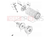 SUZUKI RM80 J (1988) (E03,E28,E33) 10 - CLUTCH (MODEL G/H/J)