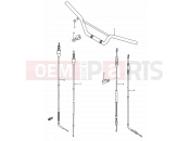 SUZUKI RM80 J (1988) (E03,E28,E33) 27 - HANDLEBAR - CONTROL CABLE