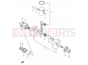 SUZUKI RM80 R (1994) (E03,E28,E33) 4D - CRANKSHAFT (MODEL M/N/P/R/S)