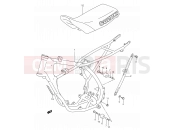 SUZUKI RM80 R (1994) (E03,E28,E33) 17B - FRAME - SEAT (MODEL P/R/S)