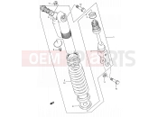 SUZUKI RM80 R (1994) (E03,E28,E33) 35C - SHOCK ABSORBER (MODEL M/N/P/R/S)