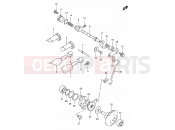 SUZUKI RM80 V (1997) (E24) 2 - EXHAUST VALVE
