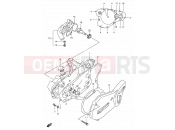 SUZUKI RM80 V (1997) (E24) 4 - CRANKCASE COVER- WATER PUMP