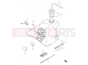SUZUKI RM80 V (1997) (E24) 19A - FUEL TANK (MODEL V)