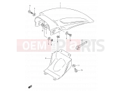 SUZUKI RM80 V (1997) (E24) 25 - REAR FENDER