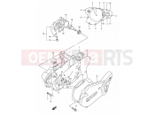SUZUKI RM80 T (1996) (E03,E28,E33) 4 - CRANKCASE COVER- WATER PUMP