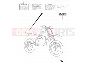 SUZUKI RM80 Y (2000) 26 - LABEL