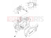 SUZUKI RM80 K1 (2001) 4 - CRANKCASE COVER- WATER PUMP