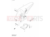 SUZUKI RM85 K2 (2002) (P02) 26 - REAR FENDER