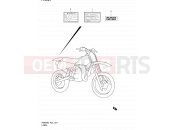 SUZUKI RM85 K2 (2002) (P02) 27 - LABEL